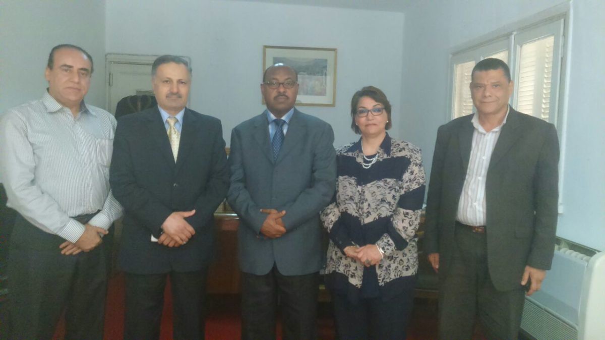 لقاء السفير الاثيوبي في جمهورية مصر العربية مع رئيس واعضاء المجلس.